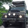 Land Rover with Winch and Snorkel